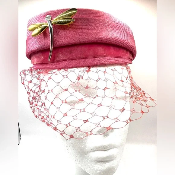 Vintage 1950s/1960s Halo Birdcage Fascinator Hat - Picture 1 of 10